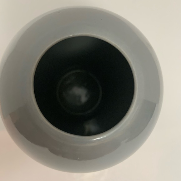 Vintage CDP Natural White Clay Gray Modern Vase - Picture 6 of 10